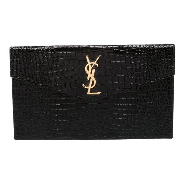 Embossed Leather Uptown Clutches