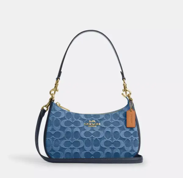 Teri Shoulder Bag In Signature Denim