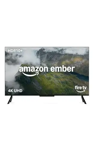 Amazon Ember 55" 4-Series with Fire TV (newest model), 4K Ultra HD smart TV with Alexa Remote, HDR10+, fast processor, Dolby Audio, Ambient Experience, free and live TV, find shows faster with Alexa+