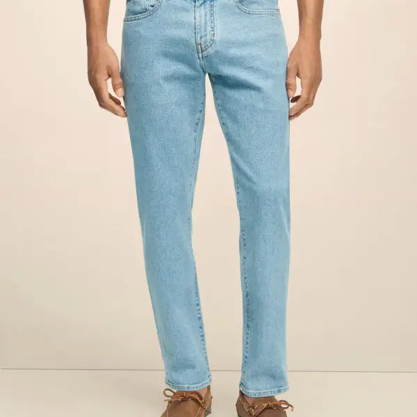 Straight Fit Denim Jeans