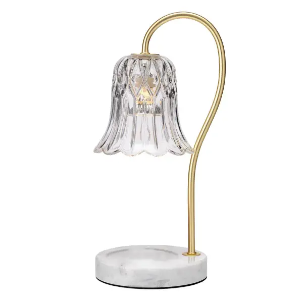 Marble Glass Candle Lamp Warmer