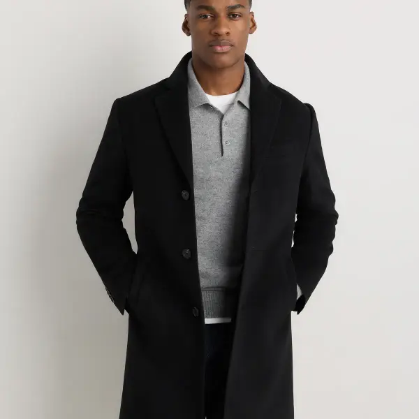 100% Mongolian Cashmere Overcoat