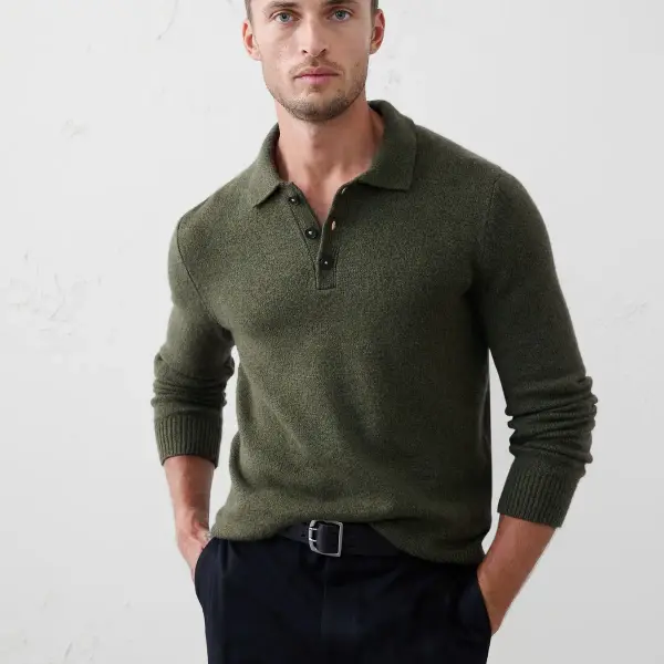 Cozy Sweater Polo