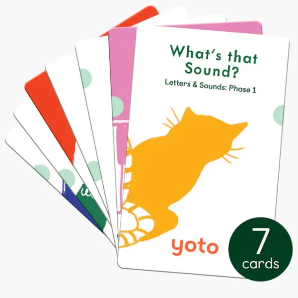 Phonics: Letters & Sounds: Phase 1 - Audio Cards for Yoto Player
