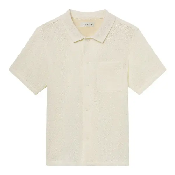 Open Weave Short Sleeve Shirt 