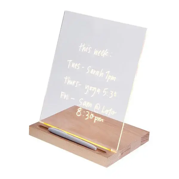Russell Hazel Acrylic Lit Memo Board