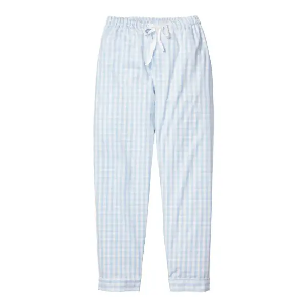 Twill Pajama Gingham Pant
