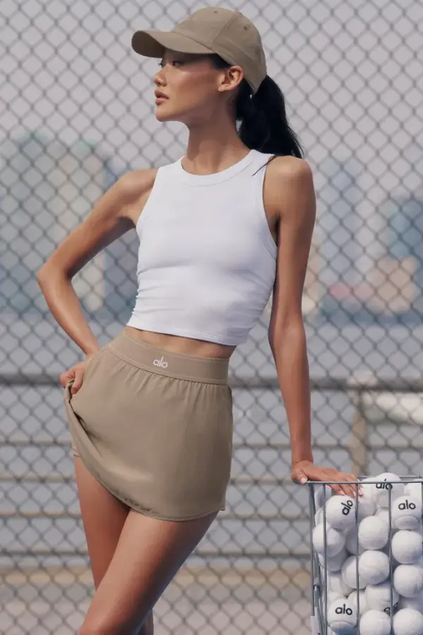Match Point Tennis Skirt - Black