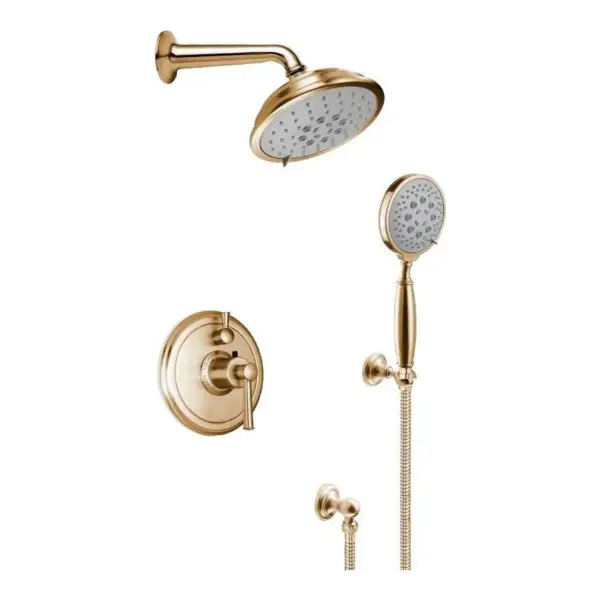 Miramar Lever Handle Thermostatic Shower Set with Handshower