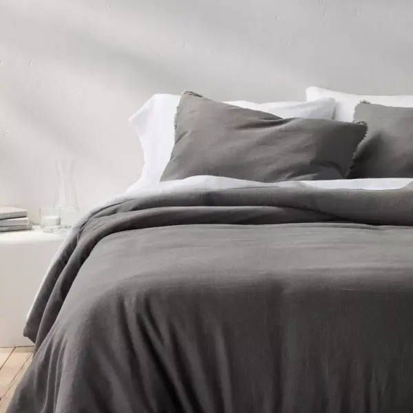Heavyweight Linen Blend Comforter Sham Set King/California King