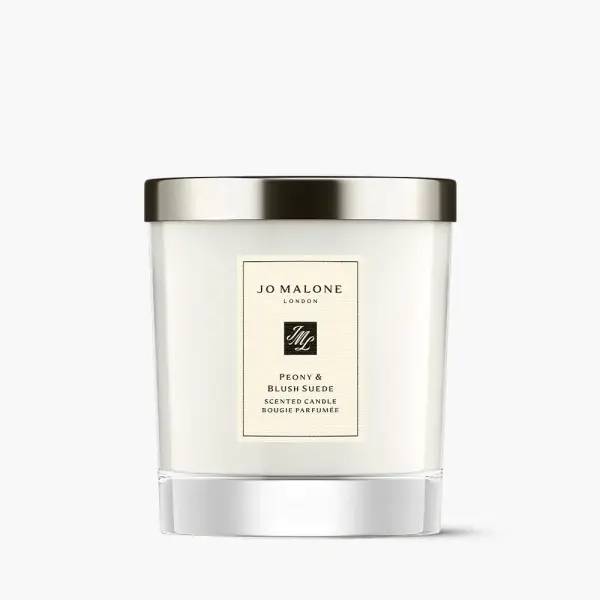 Peony & Blush Suede Scented Candle