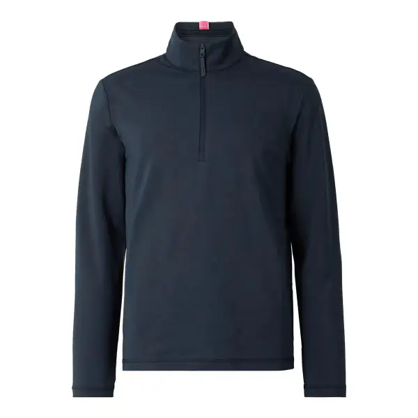 Brushed Tech-Jersey Half-Zip Golf Top