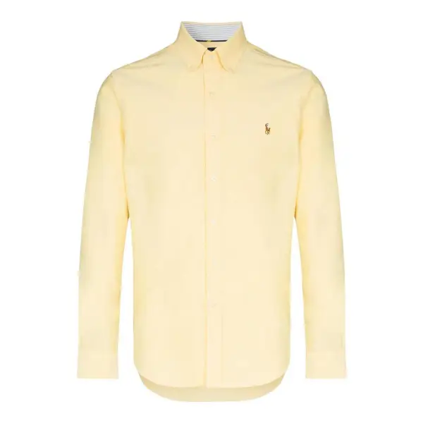 Logo-Embroidered Button-Down Shirt