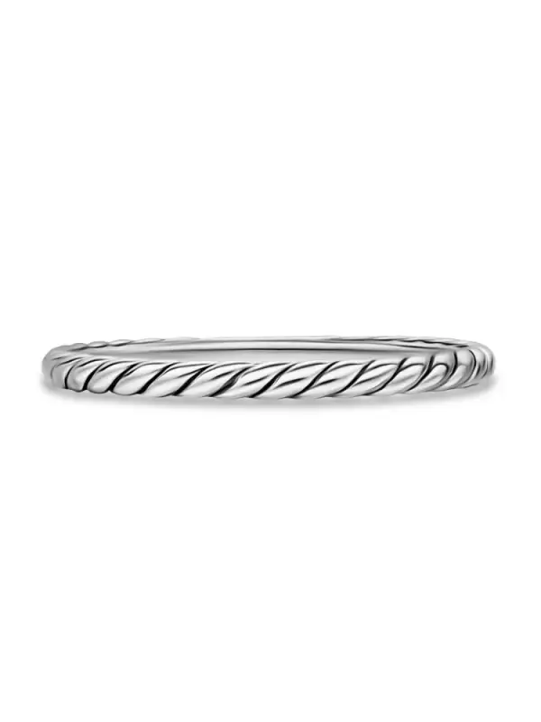David Yurman Sterling Silver Band RIng | Saks Fifth Avenue