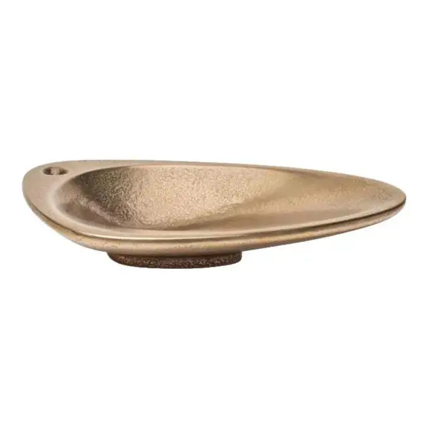 Curved Bronze Incense Holder