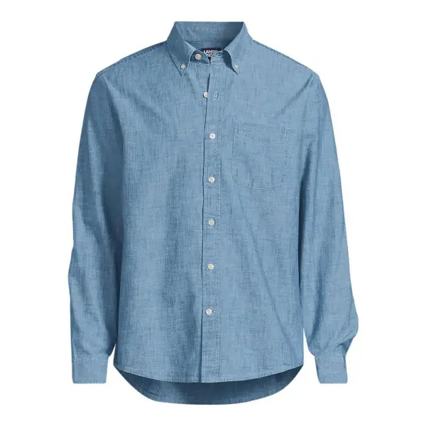 Long Sleeve Chambray Shirt