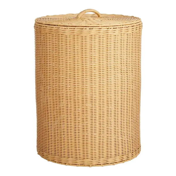 Providence Round Laundry Hamper with Removable Lid, Medium