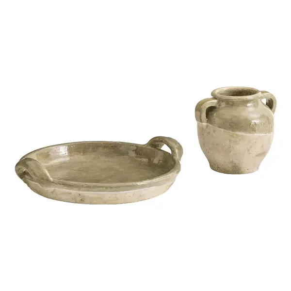 French Glaze Ceramic Vase Collection