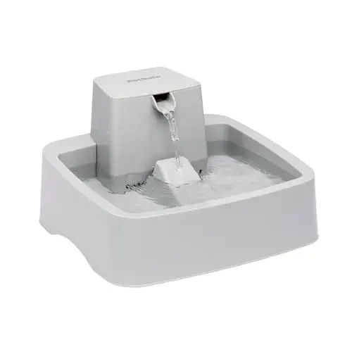 PetSafe Oasys 1 Gallon (128 Ounce) Medium Pet Fountain - Cat or Medium Breed Dog Water Fountain - Dishwasher Safe Filtered Water Dispenser with Flow Control - Filters Included - Easy to Clean