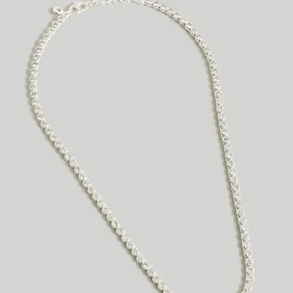The Tennis Collection Bezel Set Crystal Necklace