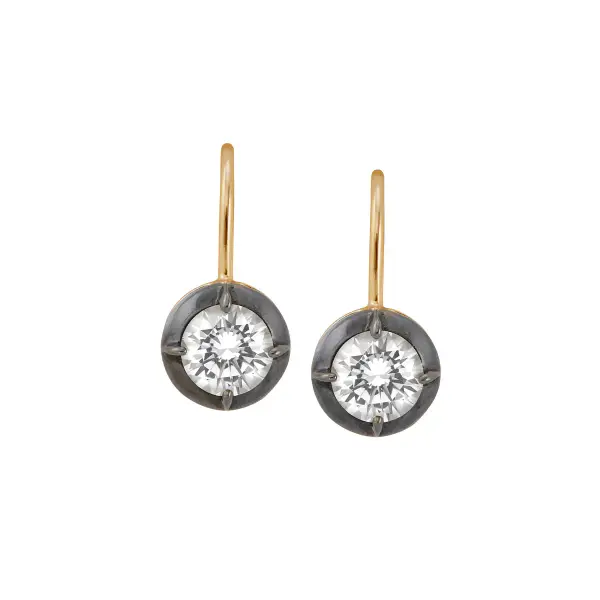 Lucien White Sapphire Leverback