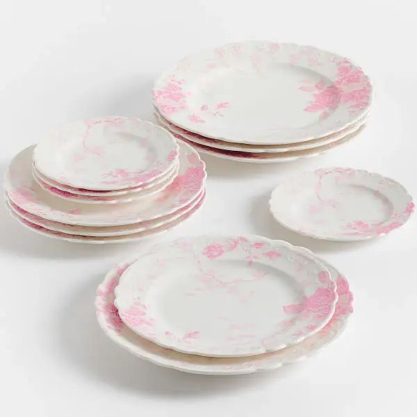 Pink Rose Dinnerware Collection