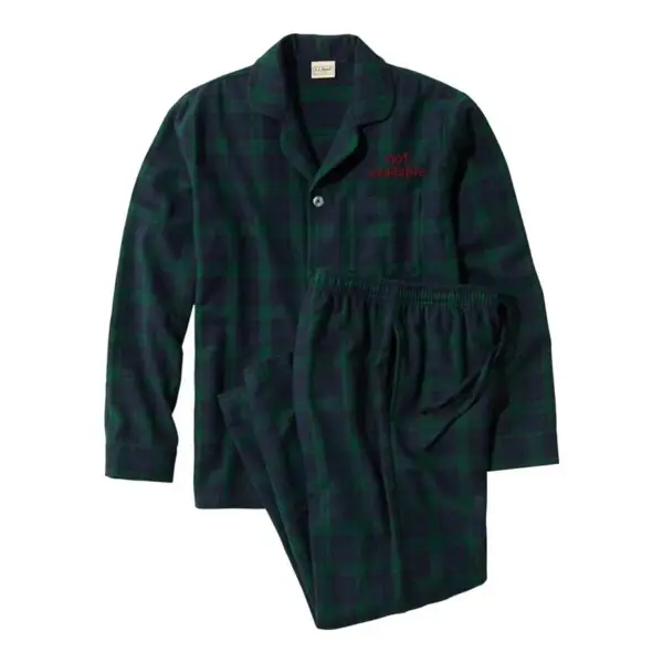 Scotch Plaid Flannel Pajamas