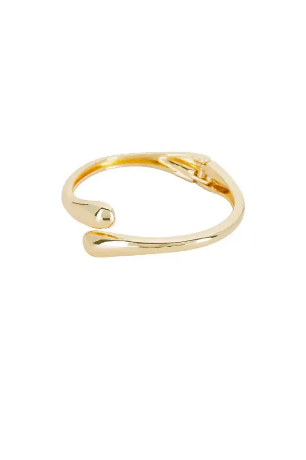 petit moments Thin Livorno Cuff in Gold | REVOLVE