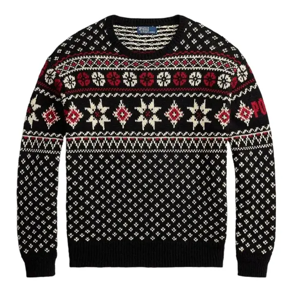 Snowflake Cotton-Cashmere Sweater