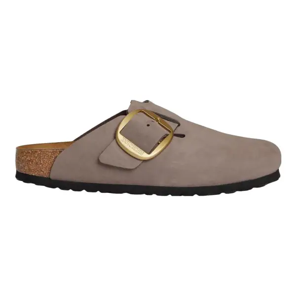 Boston Buckle Leather Clog