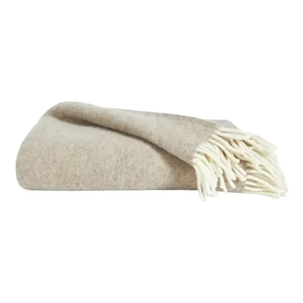 Pure Wool Throw Blanket