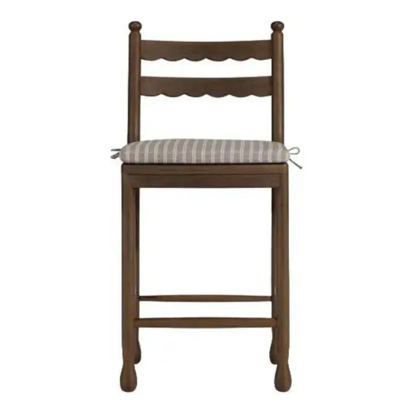 Declan Updated Traditional Oak Counter Stool
