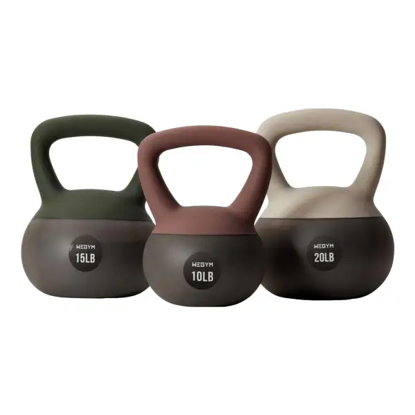 Soft Kettlebell Set - 10, 15, & 20 lbs