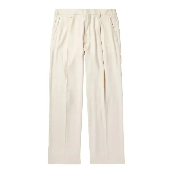 Kay 1808 Straight Lenzing Ecovero And Linen Blend Trousers