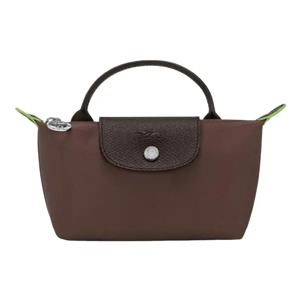 Mini Le Pliage Leather-Trim Tote Bag