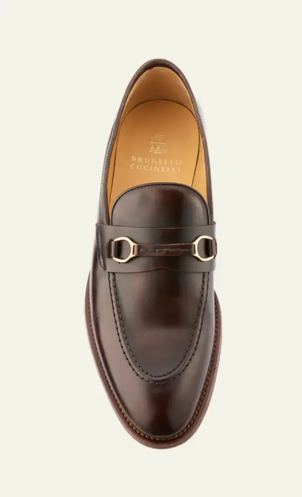 Men's Leather Bit Loafers