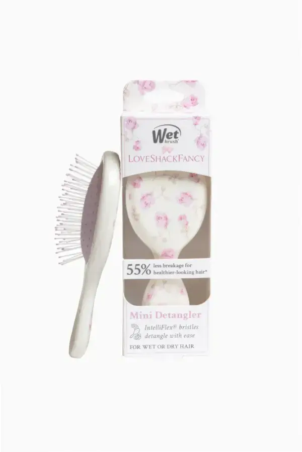 Wet Brush x Love Shack Fancy Mini Detangler - Ribbon Rosa