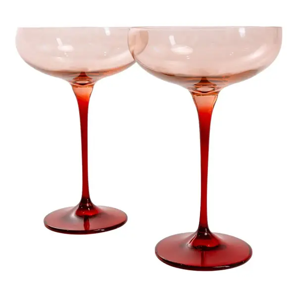 Champagne Coupe Stemware - Set of 2