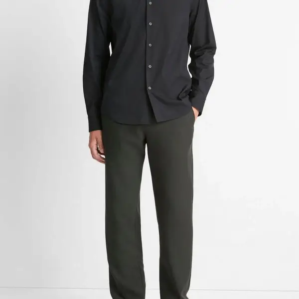 Stretch-Cotton Poplin Shirt