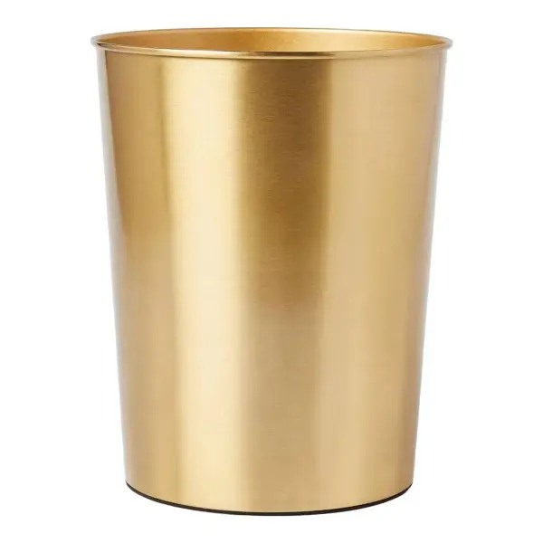 Antique Wastebasket Brass