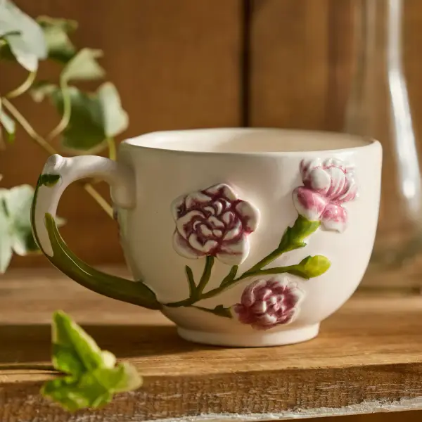 Flower of the Month Stoneware Mug