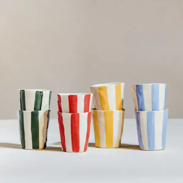 Bold-Stripe Wine Cup, Goldenrod