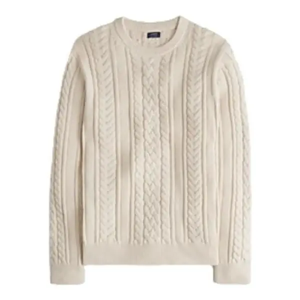 Fisherman Cable Crewneck Sweater