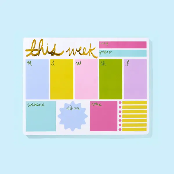 Jcs X Ted Weekly Planner
