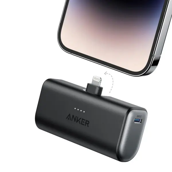Anker Nano Power Bank (12W, Built-In Lightning Connector)