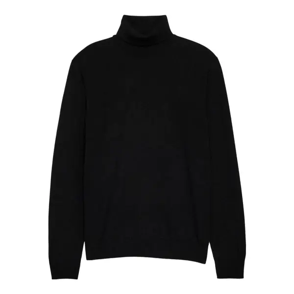 Merino Wool Turtleneck Sweater