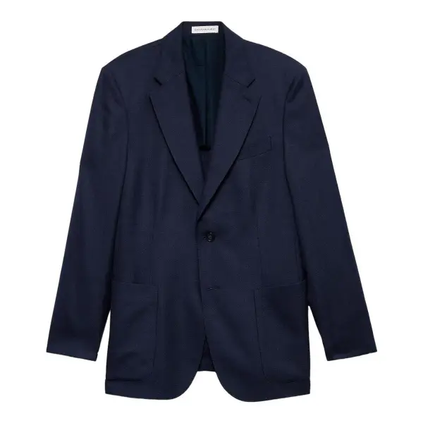 Italian Wool Ventile Suit Jacket