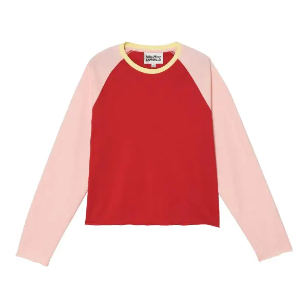 Benito Antonio x Zara Cropped Color Block T-Shirt