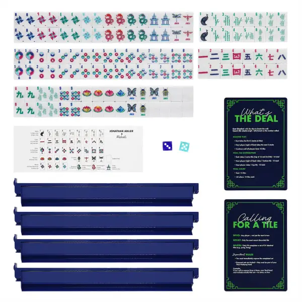 Jonathan Adler x Michaels Blue Mahjong Game Set