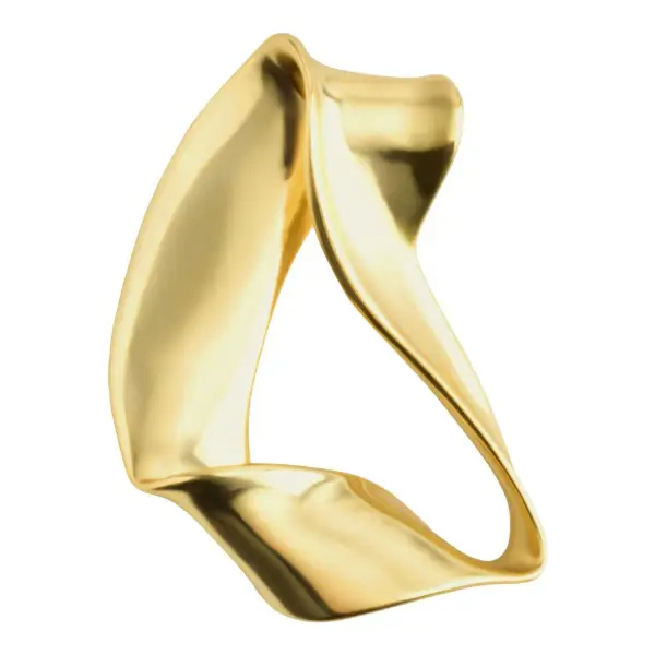 Twisted Ribbon Pin Brooch